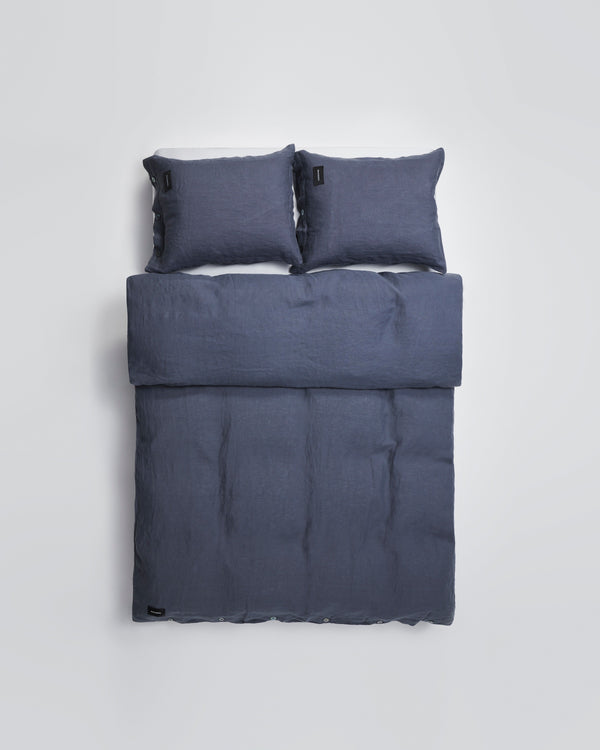Mother pillow case | Bluish grey Linen